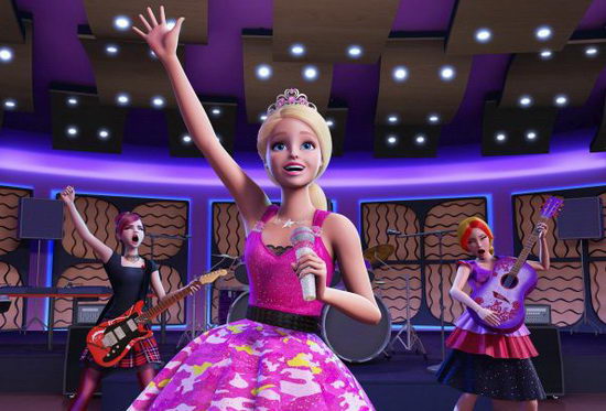 Barbie Rock’n'Royals nas telonas