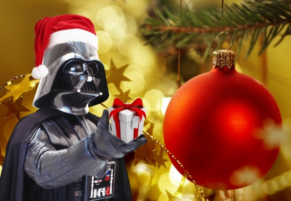 Natal Geek com Papai Noel Vader em São Paulo